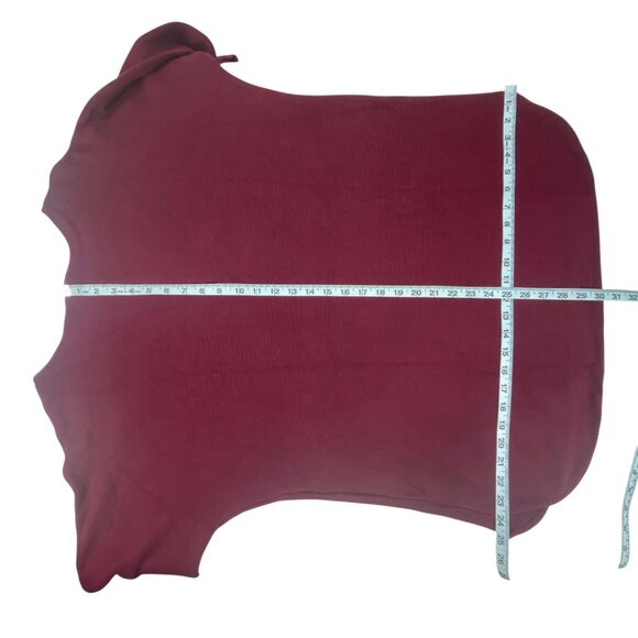 Michael Kors Womens Sweater Tunic | XL | Burgundy | Cozy Holidays - Picture 10 of 11